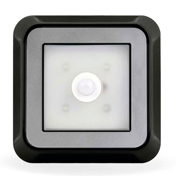 Светодиодный фонарь с датчиком движения и света 4 LED Smartbuy 4AAA, черный (SBF-4-K)/72 - магазин электрооборудования amperomvolt.ru