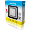 Светодиодный фонарь с датчиком движения и света 4 LED Smartbuy 4AAA, черный (SBF-4-K)/72 - магазин электрооборудования amperomvolt.ru